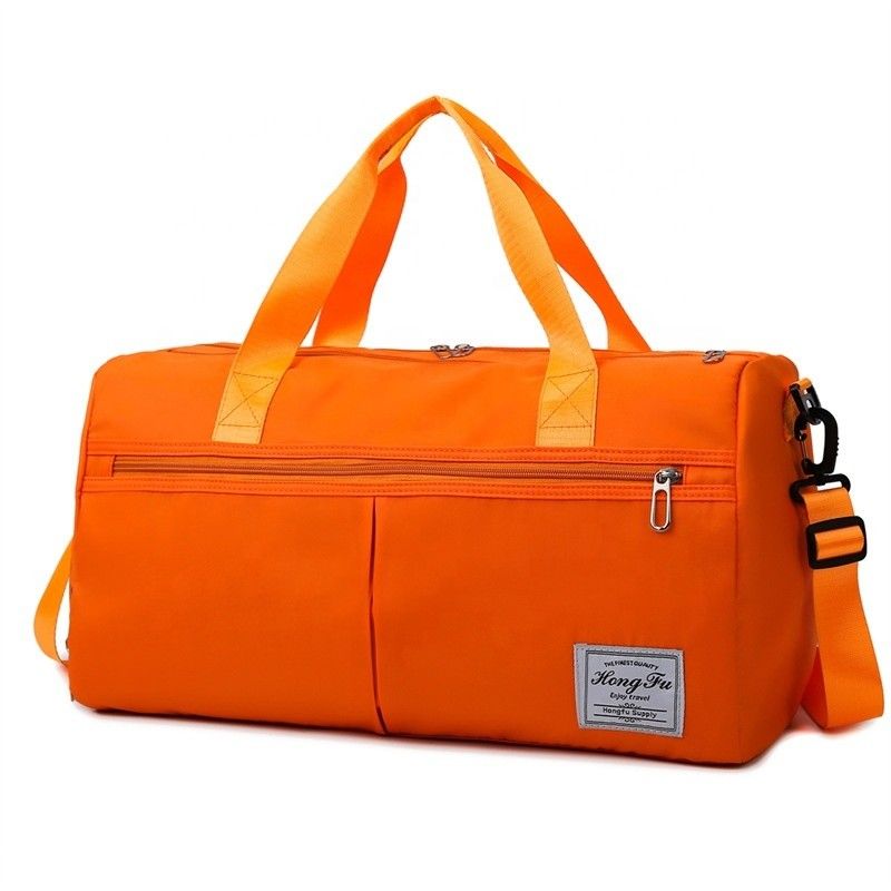 Bolsas de gimnasia de lienzo de gran capacidad con logotipo deportivo personalizado para entrenamiento de viaje de fin de semana