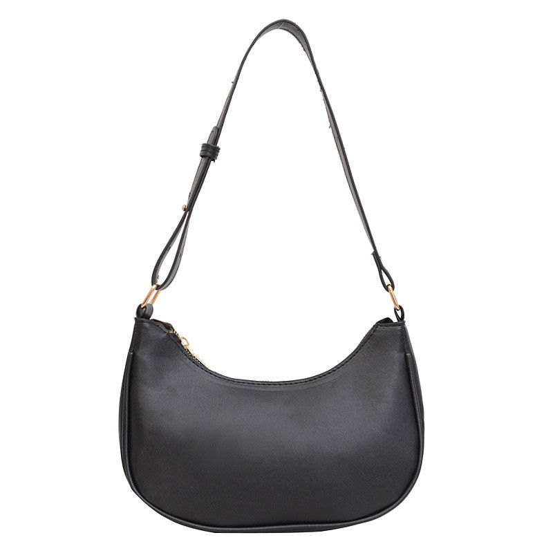 Bolso de compras de hermana suave para mujeres con sentido mayor Bolso de hombro de color sólido