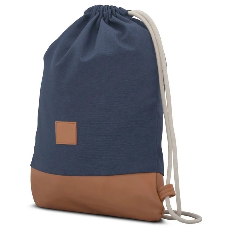 Bolso de cordón de tela de algodón de bucle blando para gimnasio y actividades al aire libre