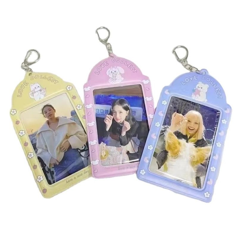 Diseño personalizado Cute Korea Fashion Pc Holder Capa de tarjeta de PVC Capa de foto OEM/ODM Aceptado