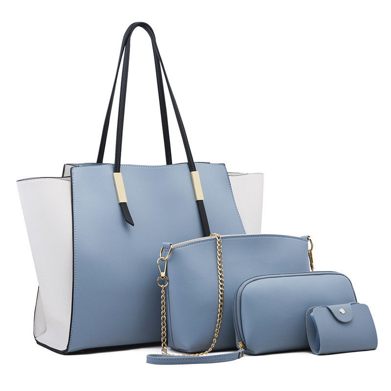 Logotipo personalizado de moda bolsa simple para madres bolsa portátil de tres piezas para moda