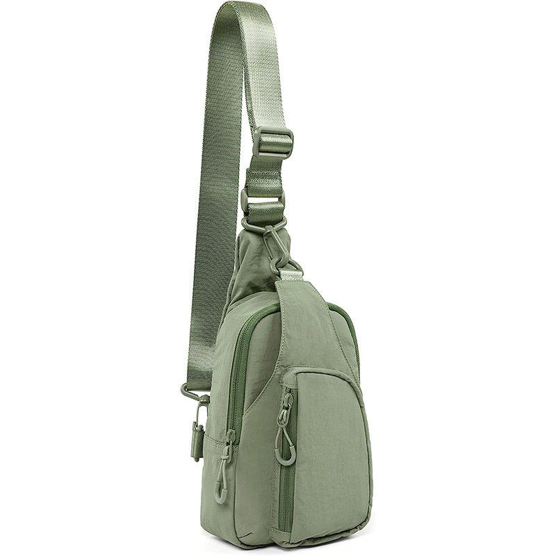 Pequeño Mini Viaje Deportivo impermeable de nylon hombro Crossbody bolso de eslingas para hombres almohada