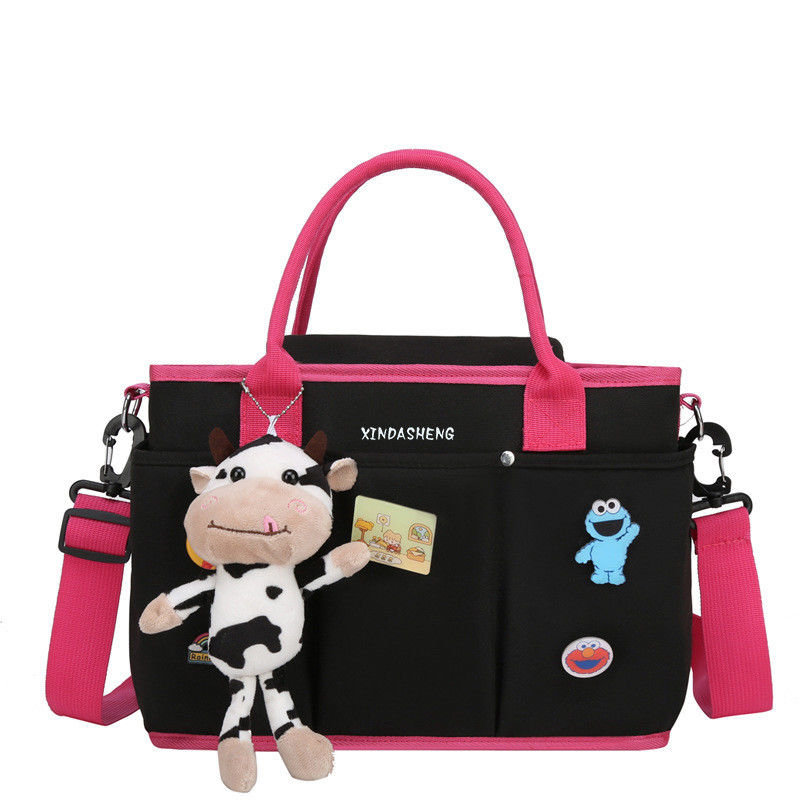 Bolso de pañales multifuncional para mamá o papá Tipo de patrón sólido y color personalizado