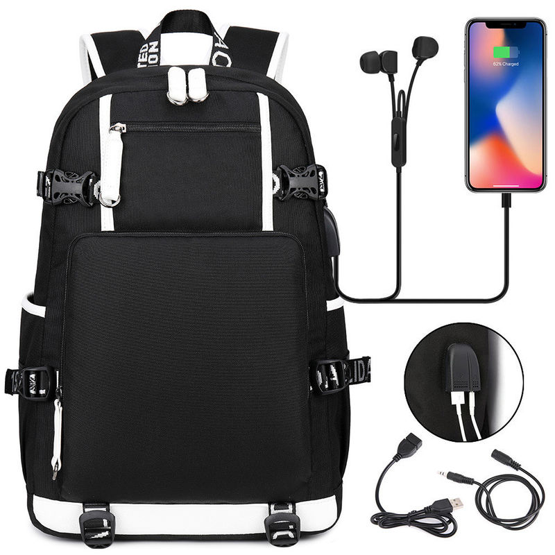 Mochila personalizada para niños y niñas de moda con puerto USB de carga