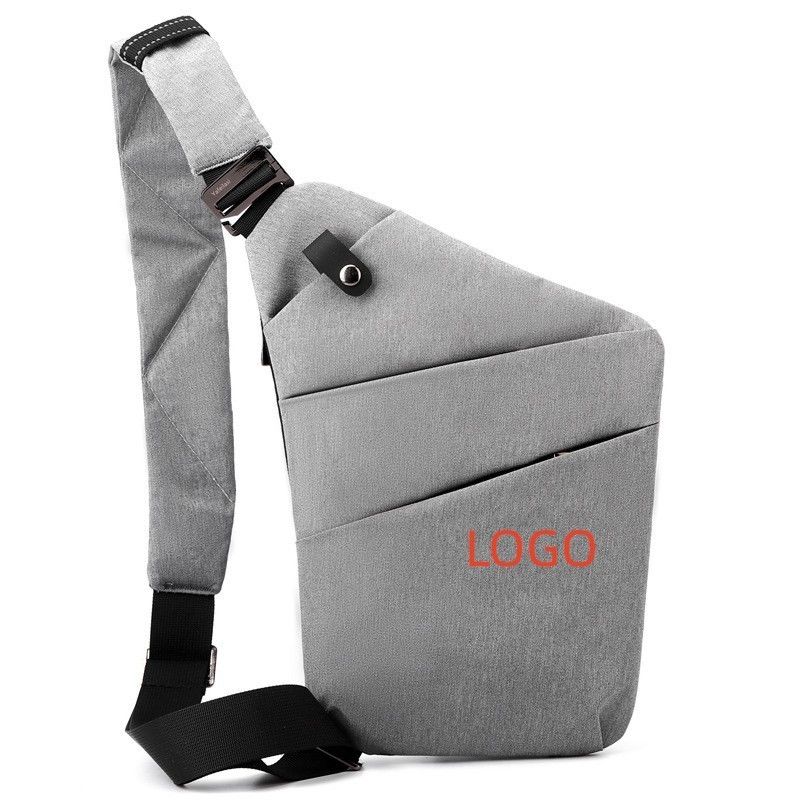 Bolso anti robo multifuncional para el pecho para hombres Bolso de hombro para el exterior
