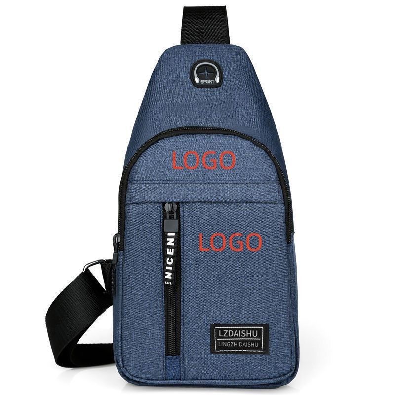 Bolso de mensajería de logotipo personalizado versátil Ideal para oficinas casuales de hombres o salidas de citas