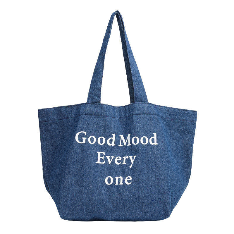 Bolsa de bolsas de denim de todas las estaciones personalizada para una gran capacidad y más