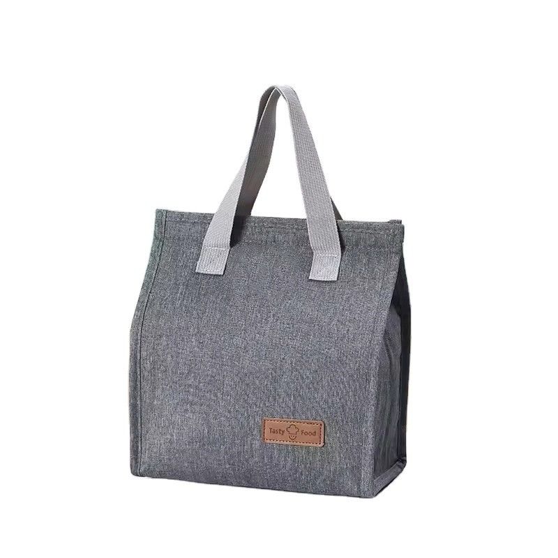 Bolsa de compras de poliéster para refrigeración de almuerzo Tote térmico para aislamiento simple y de moda