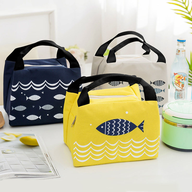 Bolsa de comida con enfriador térmico para niños Bolsa de comida aislada a color personalizada