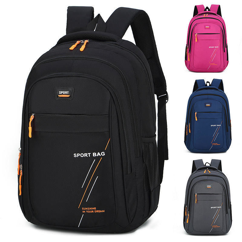 Mochila deportiva de moda para hombres Mujeres Bolsa portátil de viaje al aire libre de gran capacidad Bolsa escolar para estudiantes