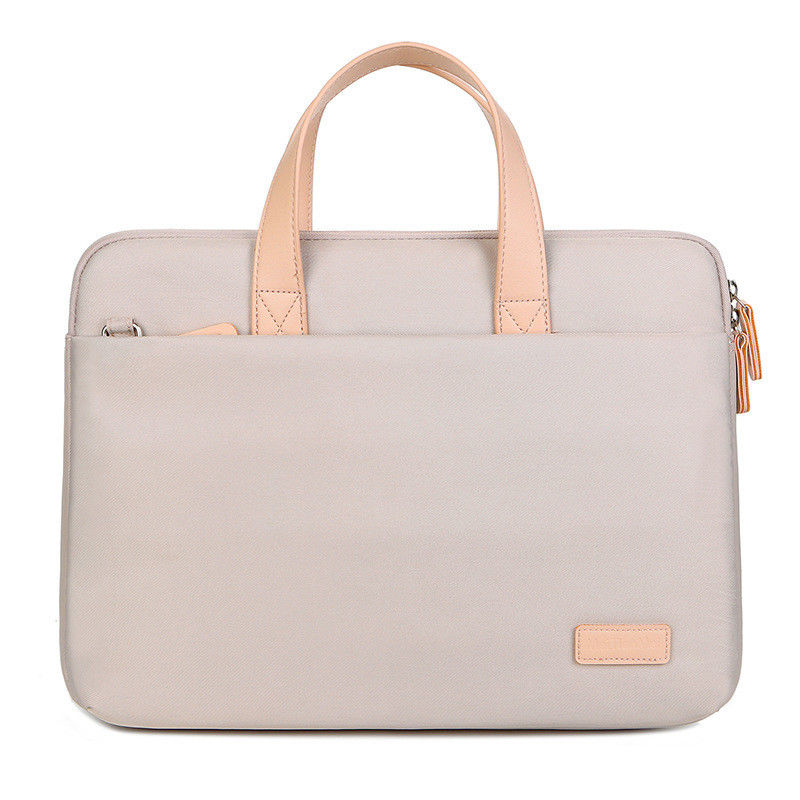 Bolso portátil de computadora de lienzo de color personalizado portátil impermeable bolsos de negocios