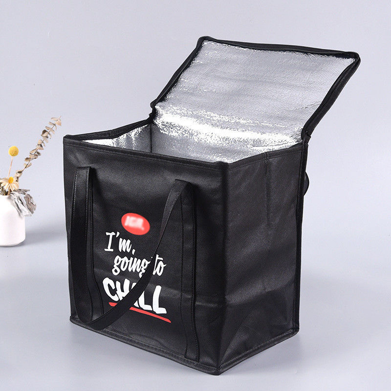 Bolso de compras aislado de hielo de picnic sin tejido Frescor de almuerzo con color personalizado