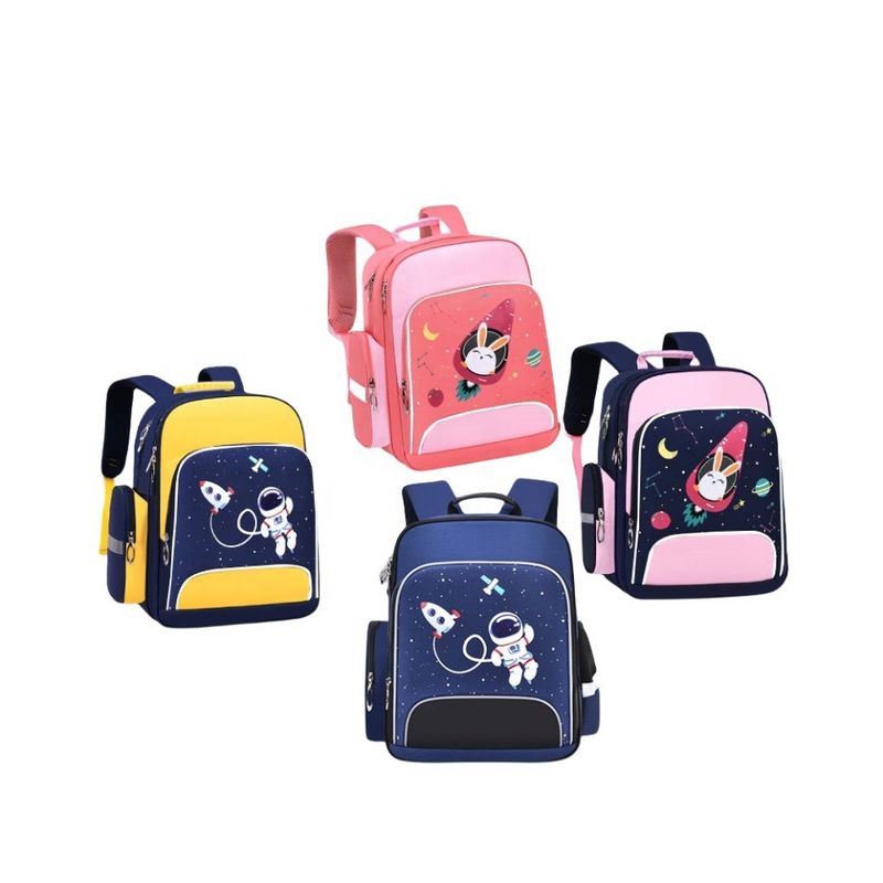 Logotipo personalizado Impresión Mochila de tela de Oxford 2023 Mochila a prueba de agua Bolsas escolares para niñas
