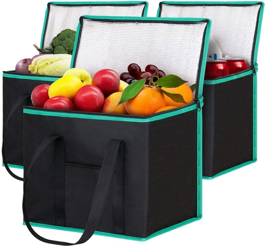 Logotipo personalizado Bolsa de entrega de alimentos aislada de toque Logotipo personalizado Tipo de patrón de color sólido