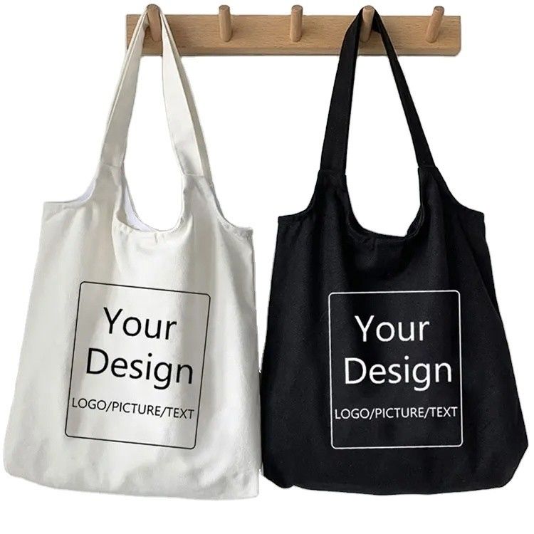 Moda estilo logotipo personalizado bolsa de compras de comestibles con material de revestimiento de poliéster
