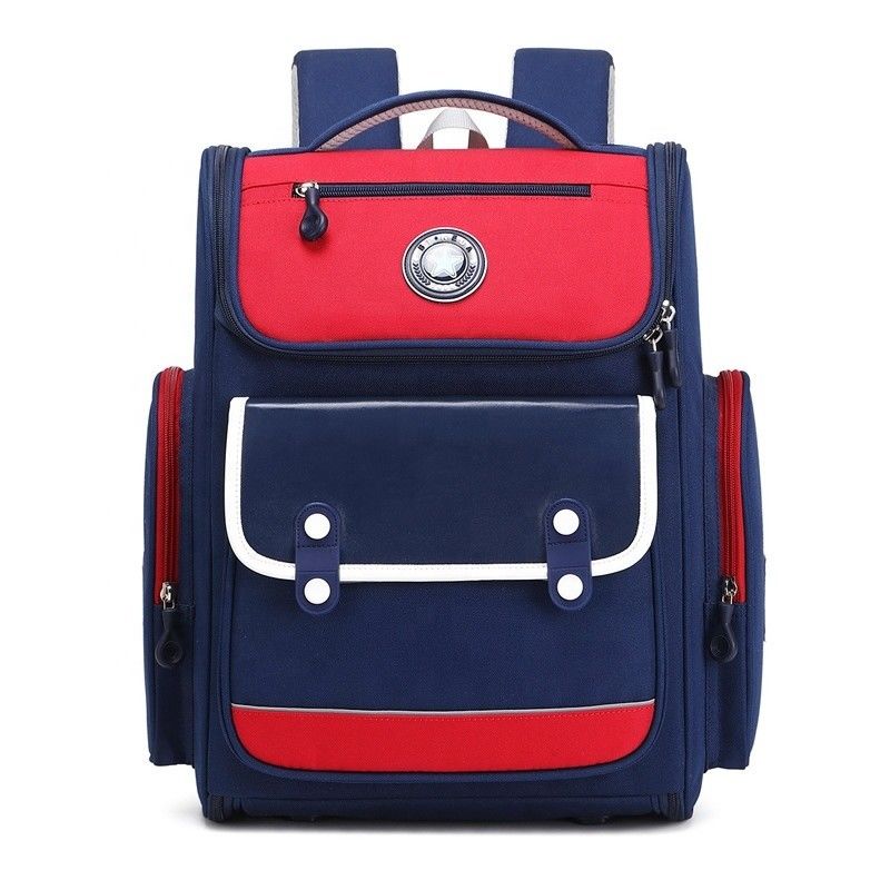 Bolso escolar de estilo británico Bolsos de libros de moda multifunción personalizados para la vida escolar diaria