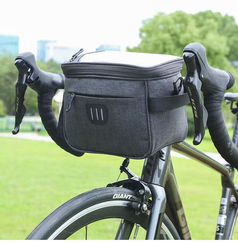Bolso de manivela de bicicleta unisex para exteriores Bolso de bicicleta a prueba de agua para bolso delantero transpirable