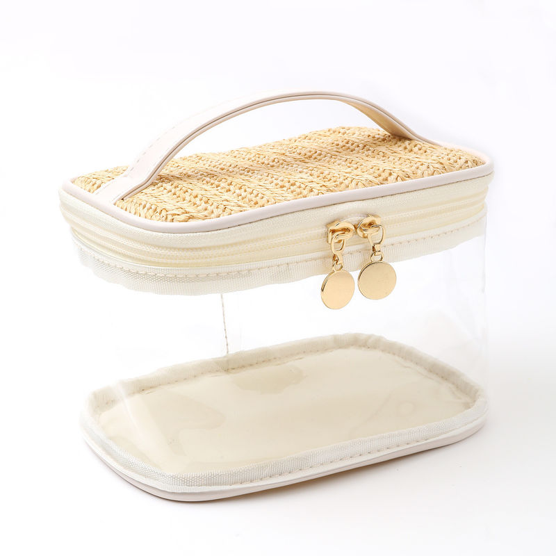 2024 Bolsa de viaje de PVC portátil de gran capacidad Bolsa de aseo cosmética para la moda