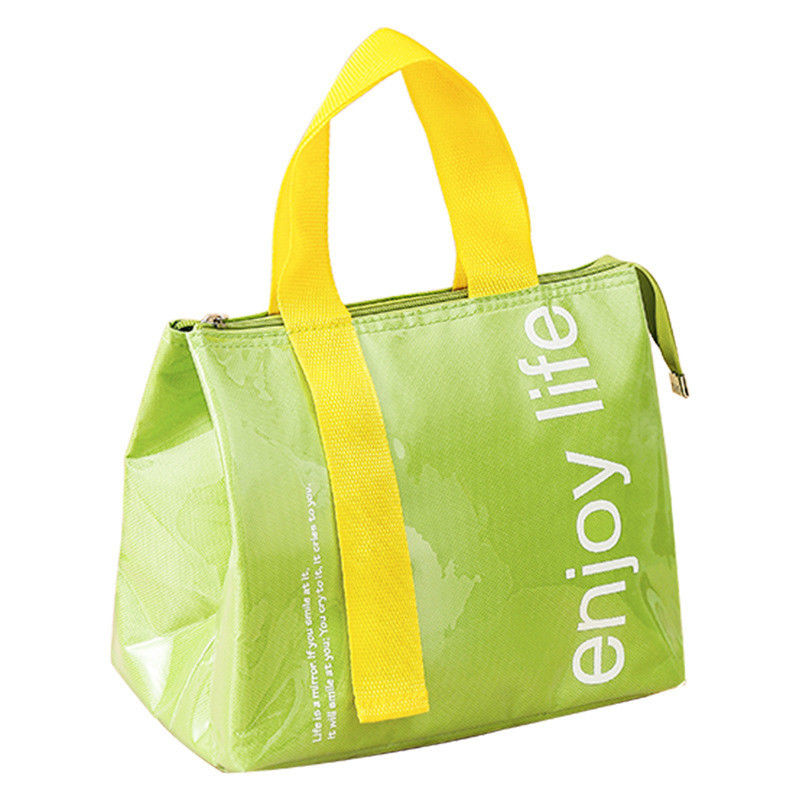 Acceptable OEM/ODM bolso de refrigeración de comida térmica suave impermeable para portátil impreso a medida