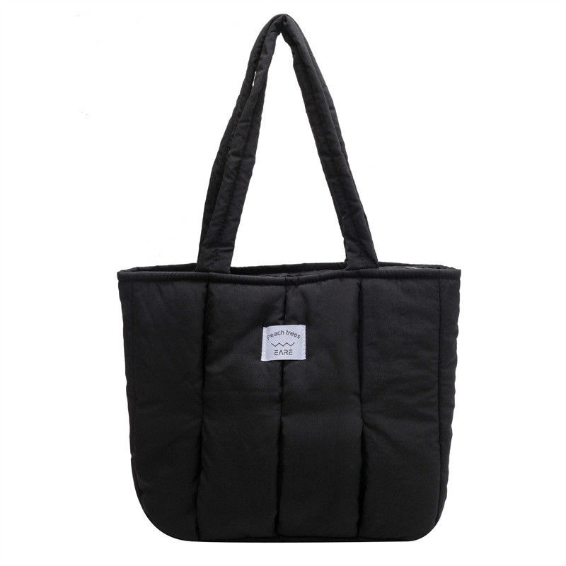 Bolso de Tote personalizado para mujeres de moda de invierno 2024 Bolso de hombro con colchas de gran capacidad