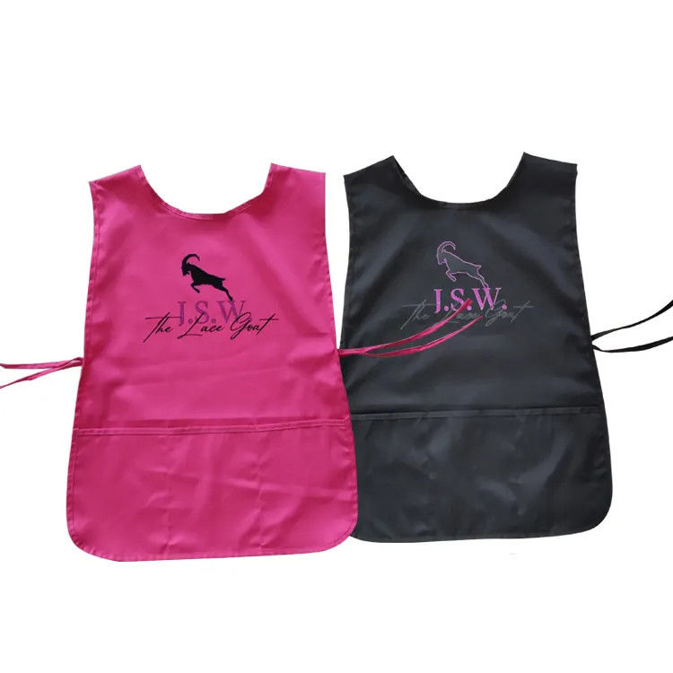Uniforme de uñas unisex ajustable con tres bolsillos grandes