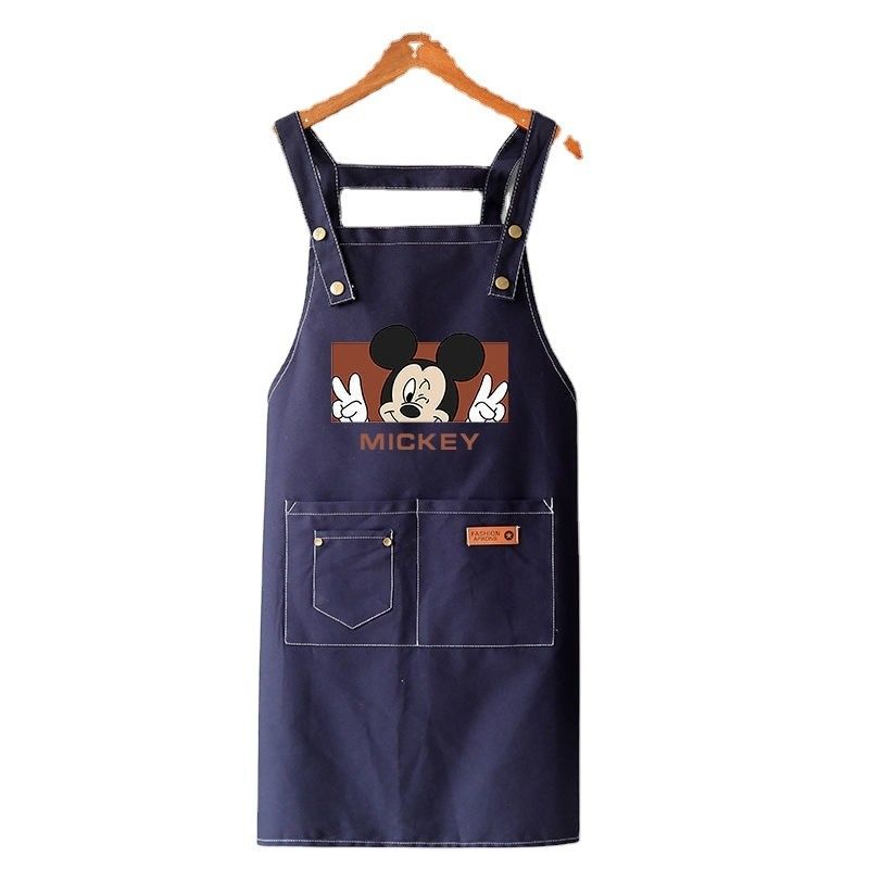Pantalla de algodón impermeable Chef delante de cocina para cafetería restaurantes cocina barbacoa delante de tela
