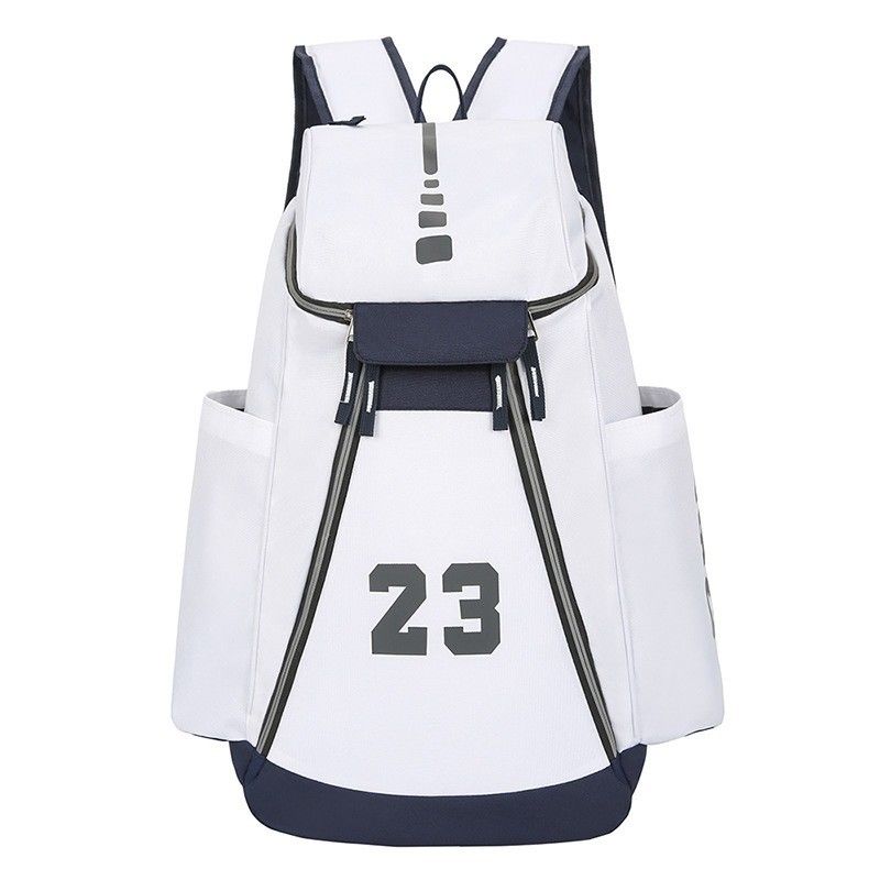 Estilo minimalista Gris Oxford USB Cargador Mochila de estudiante para deportes Ocio diario