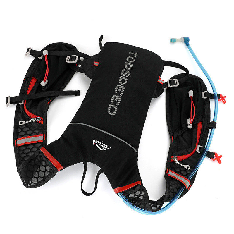 Materiales de revestimiento de poliéster Bolsa de agua para deportes Viajes Hidratación Vestido de hombro para correr