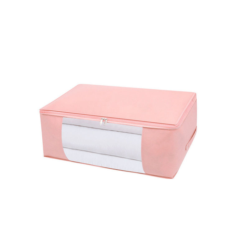 Logotipo personalizado de colcha de dormitorio aceptado Bolsa de toque personalizada para almacenamiento de telas y ropa