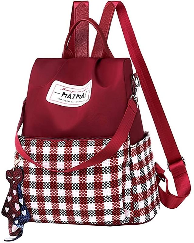 Bolsa de bolsillo de interior para mujeres Bolso de mochila de Oxford para la escuela de viajes anti-robo