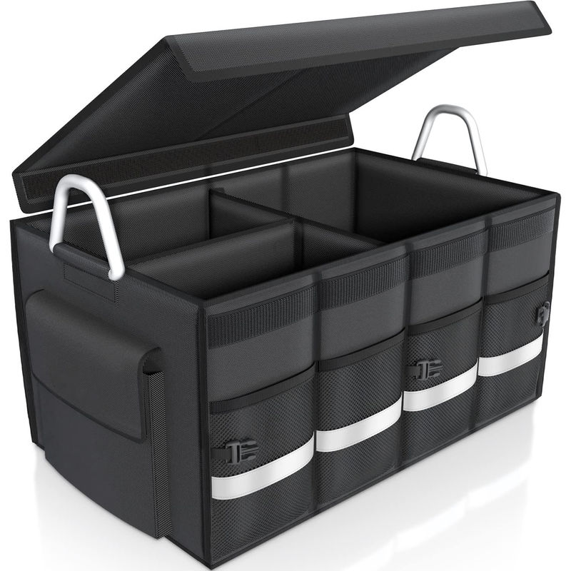 Organice su coche con esta caja de almacenamiento plegable de gran capacidad