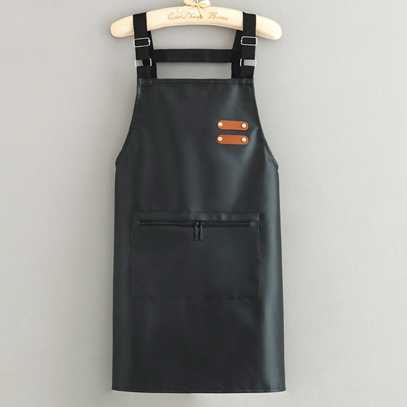 Material de cuero ecológico del delantal de cuero de cocina multifunción para la vida diaria uniforme