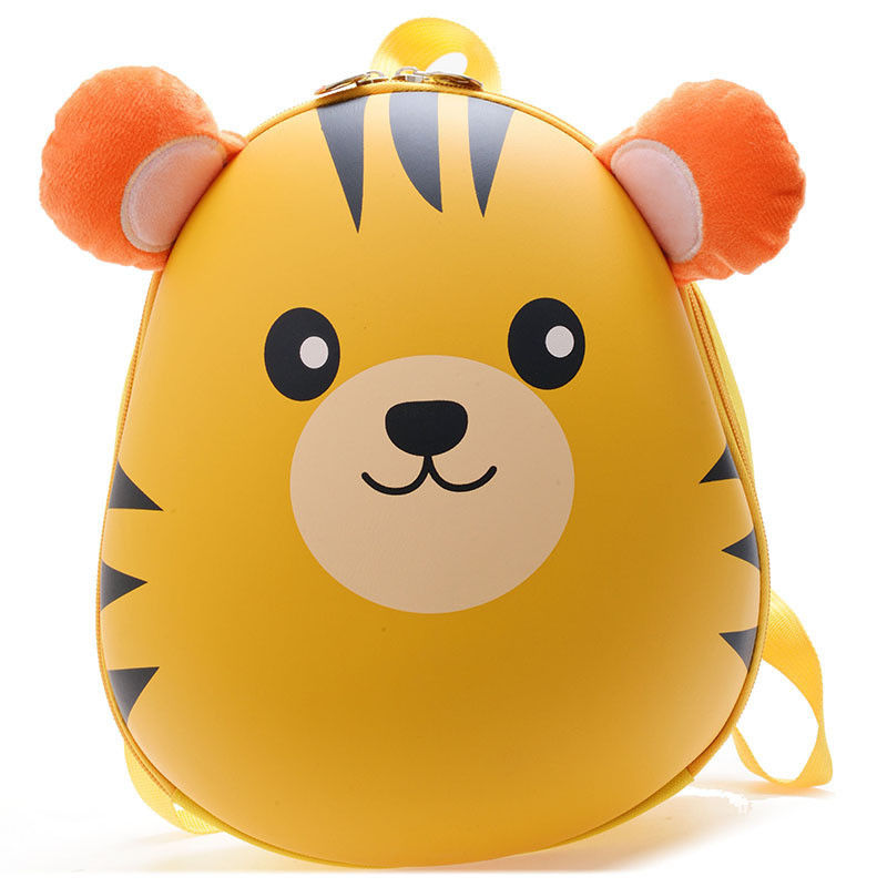 Logotipo de la vida escolar diaria Logotipo personalizado Mochila pequeña para niños Bolsa escolar con cáscara de huevo