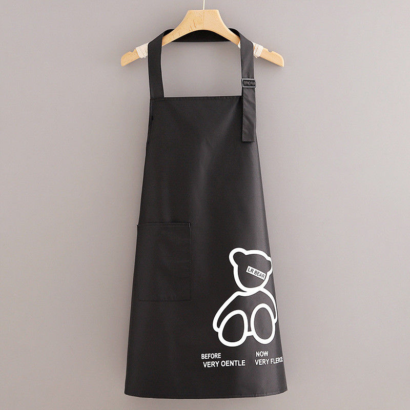 Tipo de artículo Moda lienzo de poliéster tela de algodón grueso delantal para cocina unisex
