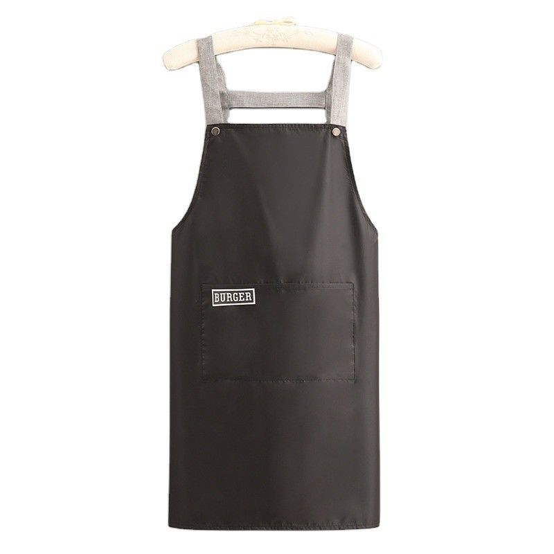 Logotipo personalizado de algodón poliéster del chef del delantal de cocina para la vida diaria en cafeterías restaurantes cocina