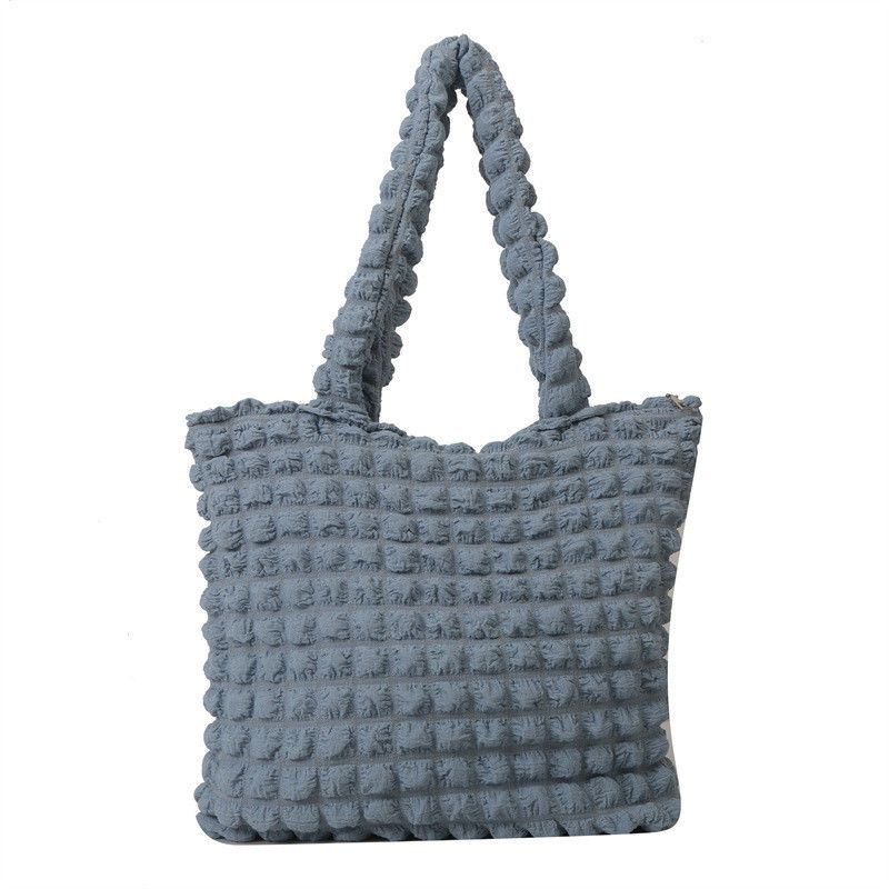 Personalidad Bolboreta Flor Cubierta Bajo las axilas Tote Bolsa de compras Bolsas de nubes de arrugas para mujeres