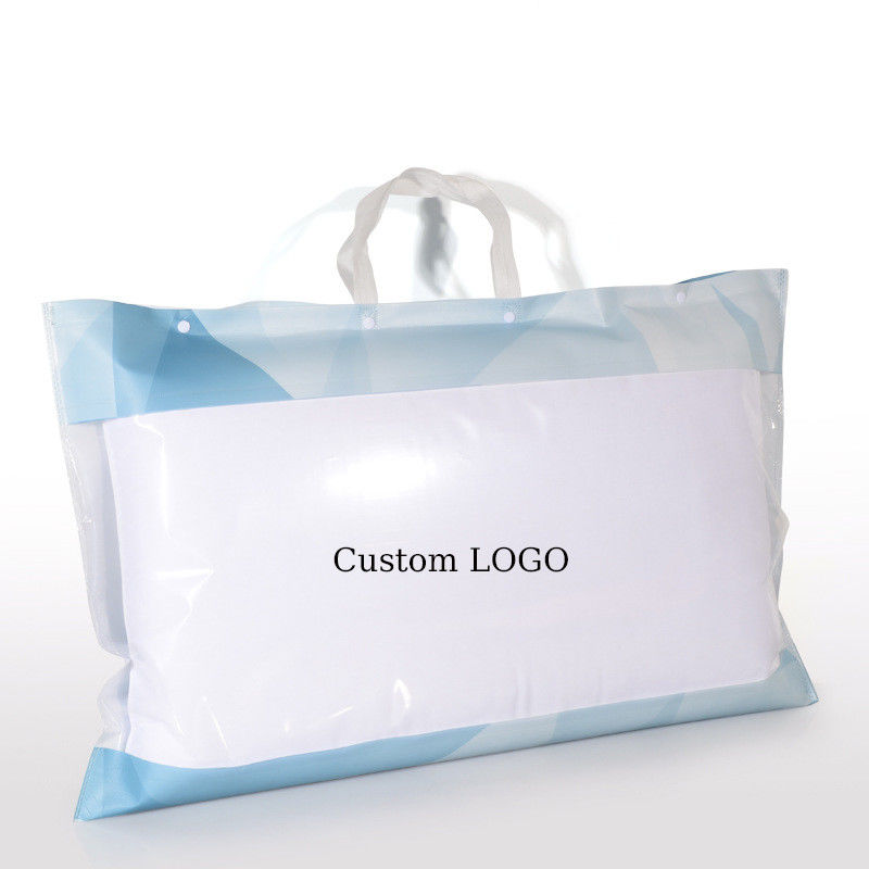 Color personalizado PVC y bolso no tejido para el embalaje de edredones con decoración personalizada