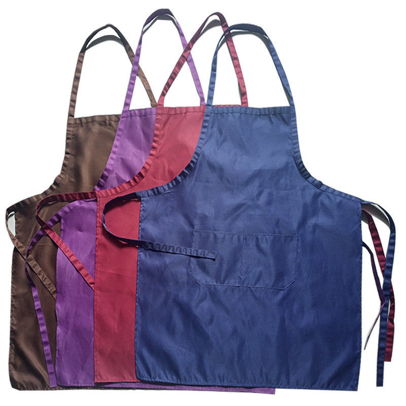Tipo uniforme personal de servicio negro algodón poliéster hombre mujer bib cocina chef delantal de cocina