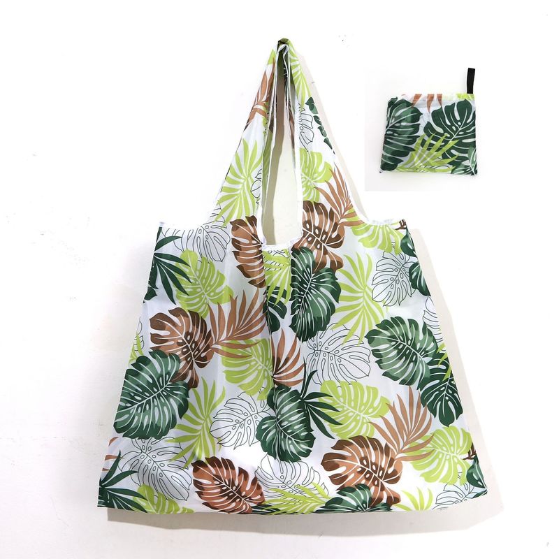 Bolsa de compras plegable impermeable con gran capacidad Color personalizado Reciclado Reutilizable