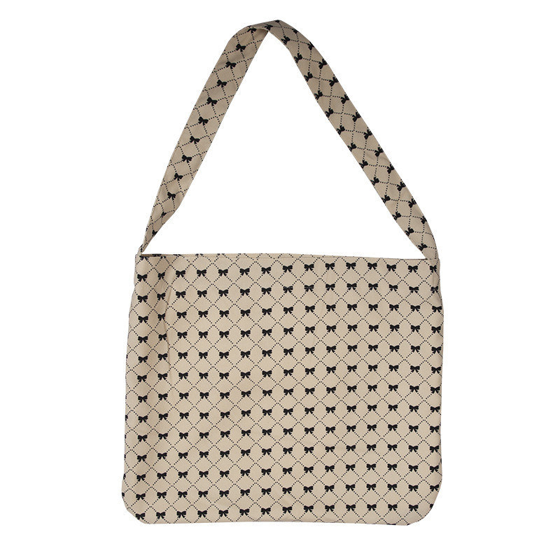 Bolso de hombro de gran capacidad para mujeres con impresoras coreanas para ir al trabajo y comprar