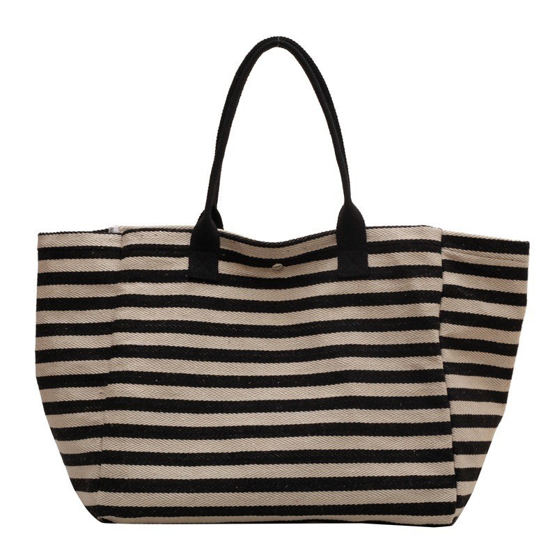 Mantente a la moda y organizado con este bolso de compra de lienzo de logotipo personalizado para mujeres