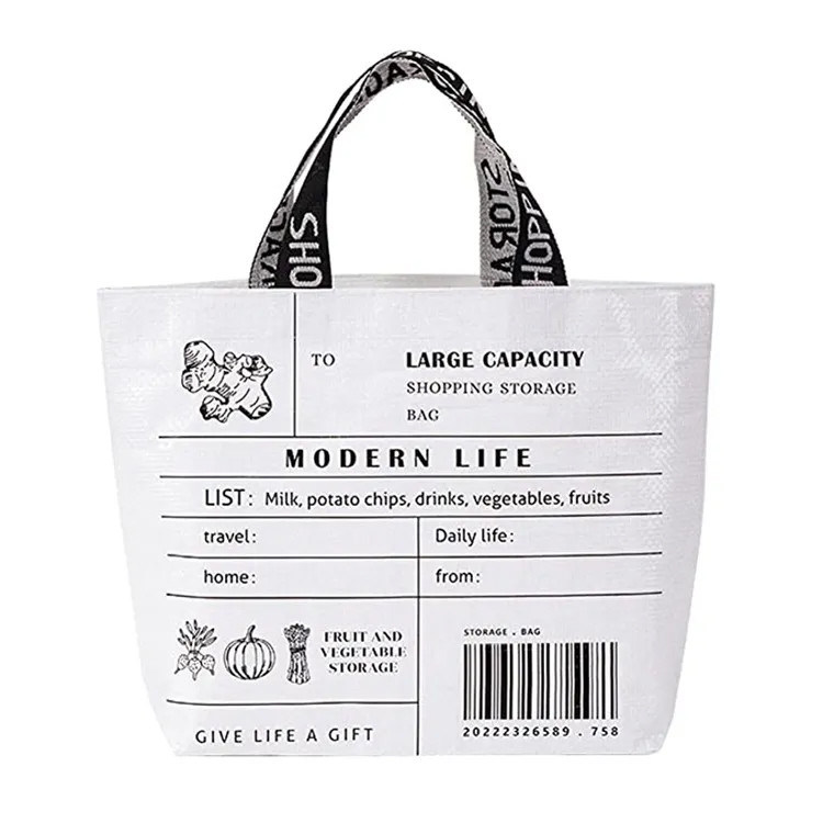 Bolso de compras personalizado con color personalizado y logotipo multicolor