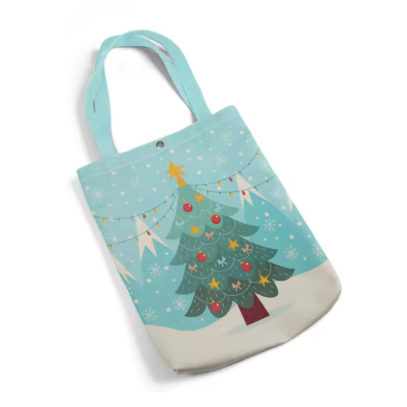 Más reciente estilo de moda Bolsa de compra personalizada Bolsas de lienzo con impresión a todo color