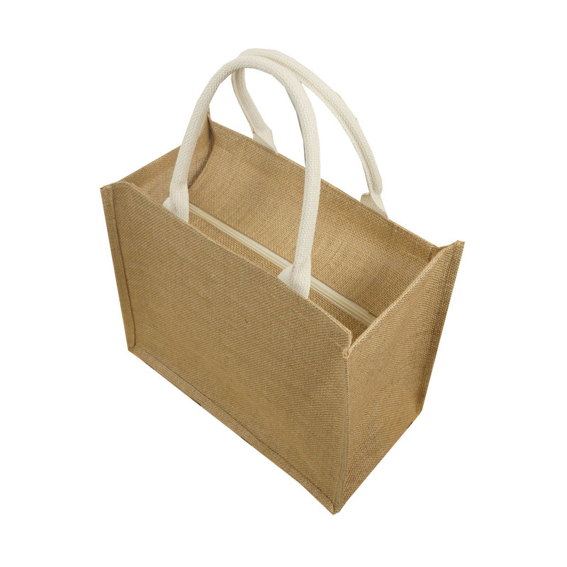 Bolso de jute para bodas Bolso de compra de lienzo natural