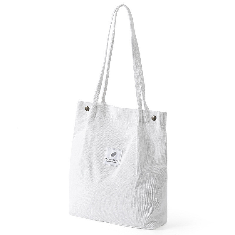 Bolso de compra de lienzo para la vida diaria Viajes Compras de comestibles con logotipo impreso a medida