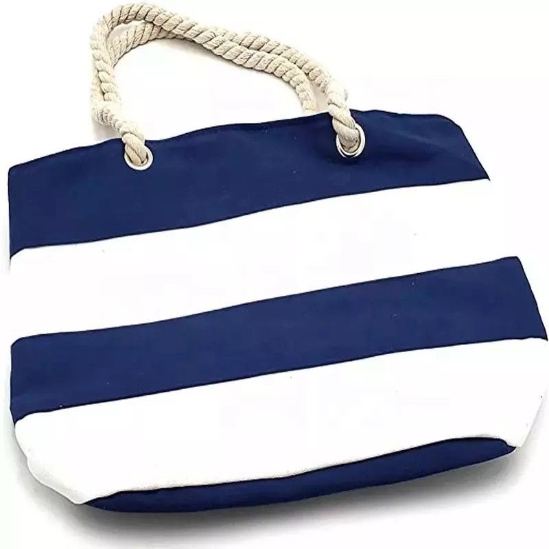 Impresión de logotipo personalizado Bolsas de compras reutilizables para mujeres Bolsa de hombro de lona