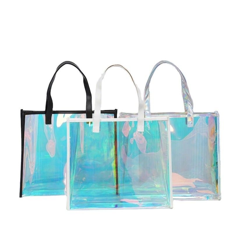 Bolso de maquillaje personalizado de lujo impermeable, transparente, cosmético para mujer, bolso de maquillaje, bolso de toque con logotipo
