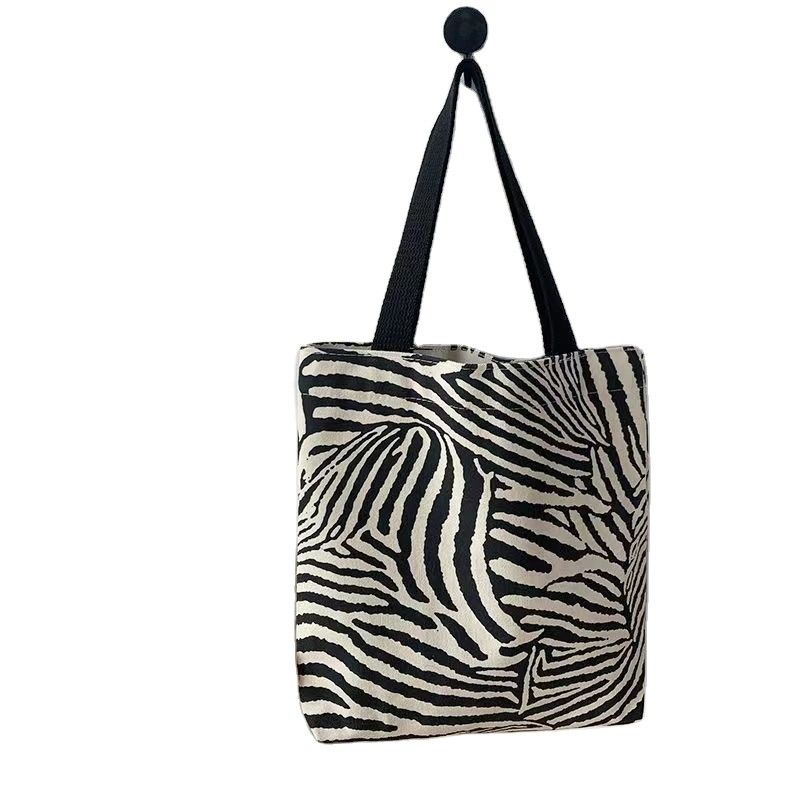 Bolsa de lienzo impresa a medida para Eco reciclado de compras más reciente estilo de moda