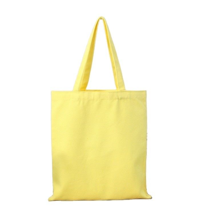 Bolsas de algodón reutilizables de canvas de compras personalizadas de tamaño medio con diseño ecológico