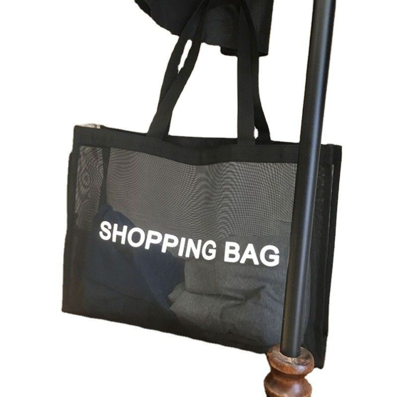 Bolso de compras de malla de verano de gran capacidad Bolso de playa ambiental Gimnasio Yoga Bolso de hombro